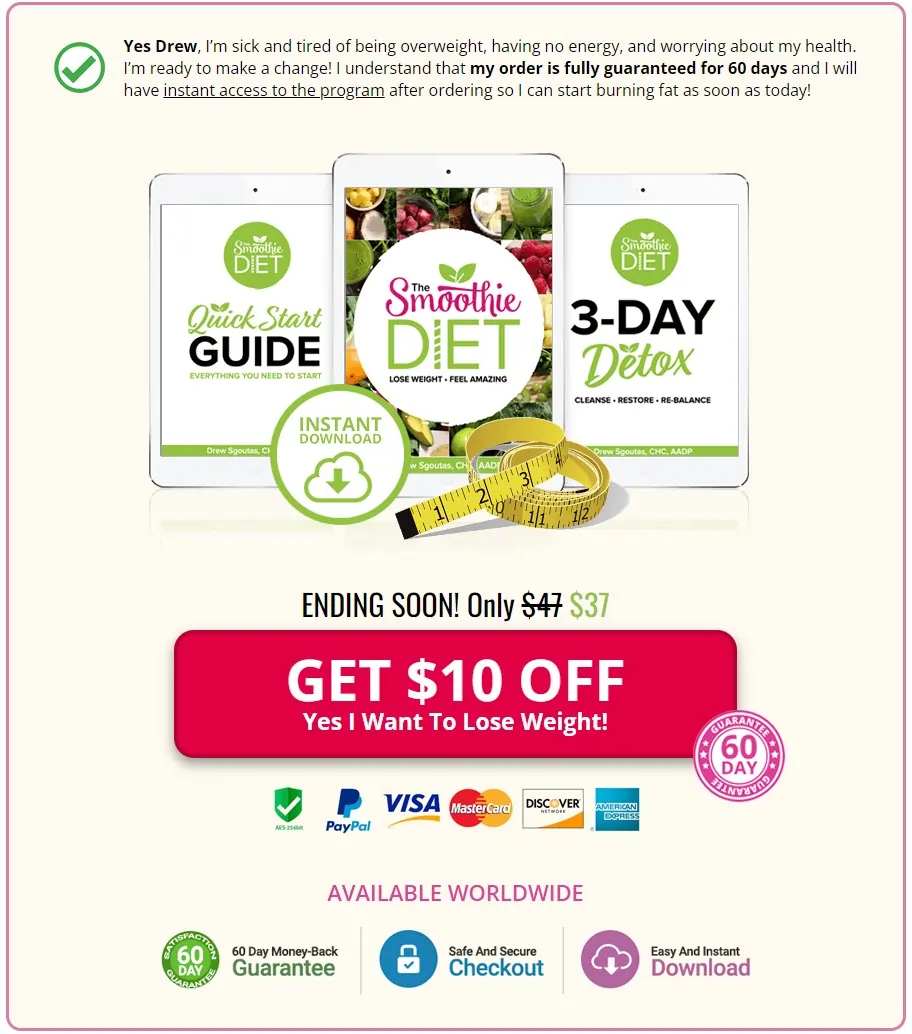 21 day smoothie diet rapid weight loss program